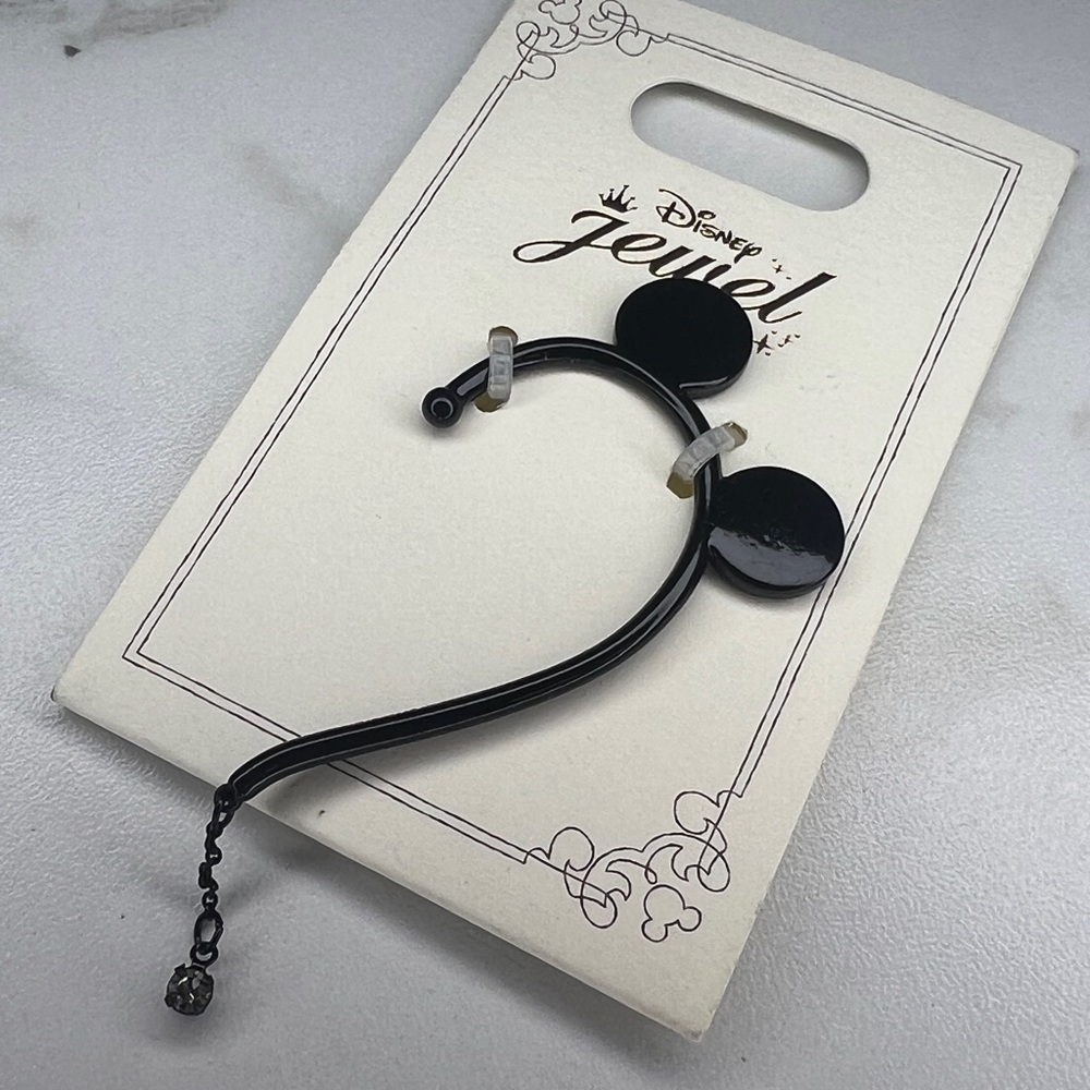Tokyo Disney Mickey Mouse Ears Ear Cuff with Jewel Drop NWT